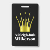 VIP-AFGESTUDEERDE BADGE (Achterkant)