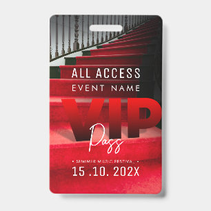 VIP All Access-evenement Badge