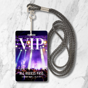VIP All Access Pass-concertevenement Badge
