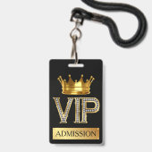 VIP BADGE (Front with Lanyard)
