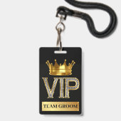 VIP BADGE (Voorzijde met lanyard)