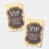 VIP-badge Badge (Voor- en achterkant)