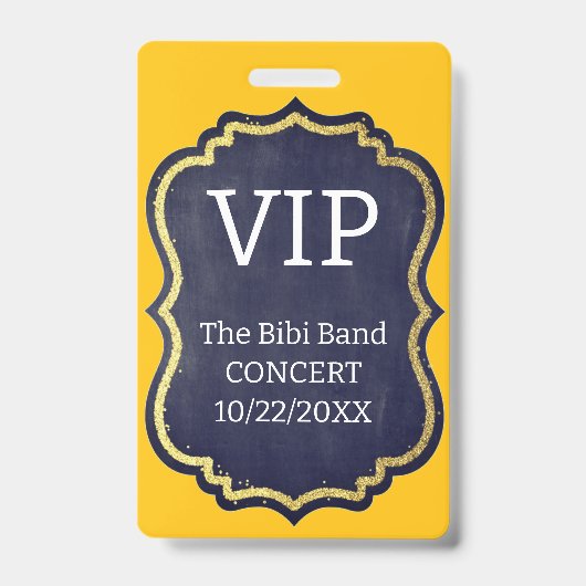 VIP-badge Badge (Voorzijde)
