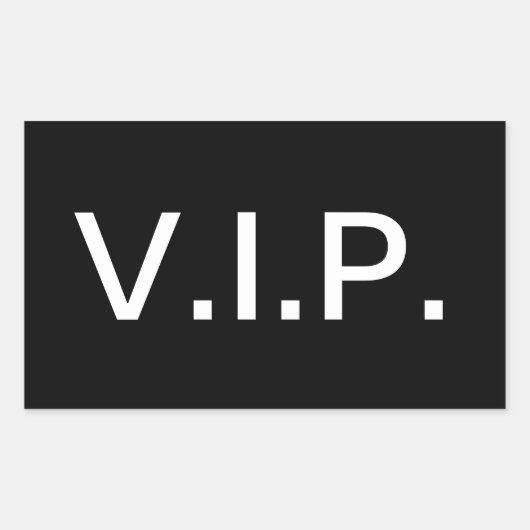 VIP Badge Stickers (Voorkant)