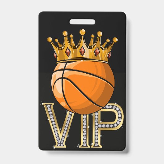VIP-Basketbalbadge Badge (Front)