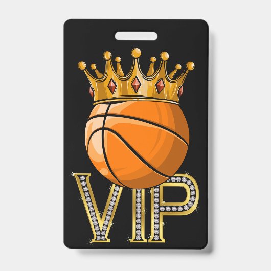 VIP-basketbalbadge Badge (Voorkant)