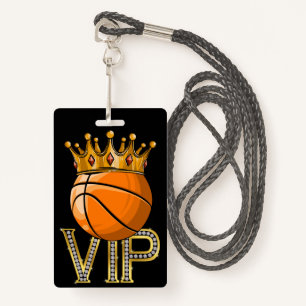 VIP Basketball Badge