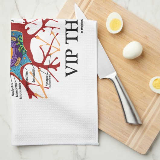 VIP-denken (Neuron/Synapse) Theedoek (Quarter Fold)