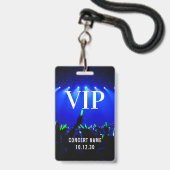 VIP Evenement Foto Aangepaste Naam Concert Badge (Front with Lanyard)