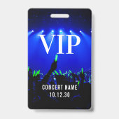 VIP Evenement Foto Aangepaste Naam Concert Badge (Front)