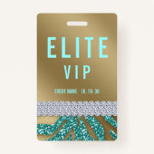 VIP, événement Nom personnalisé Badge de concert (Devant)