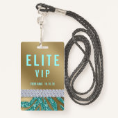 VIP, événement Nom personnalisé Badge de concert (Derrière avec lanière)
