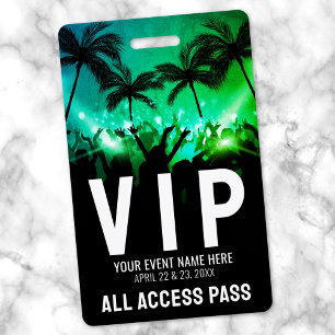 VIP-event met alle toegang Badge