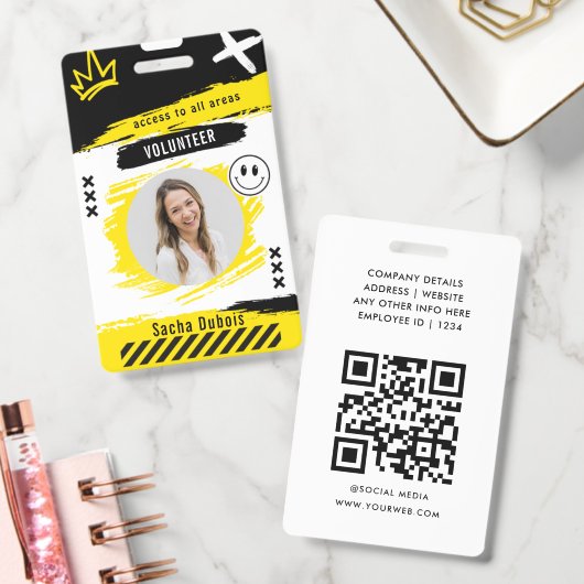 VIP-feestpas QR-codebadge Badge (Kantoor)