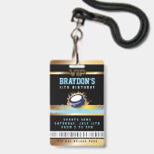 VIP Hockey TOUT ACCÈS Badge Gold Pass (Avant avec lanière)