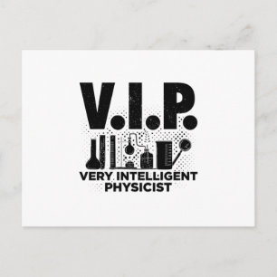 VIP Intelligent Physicist Fysica-cadeauideeën Briefkaart