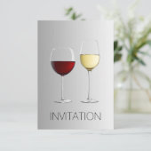 Vip Invitation du Club Vip de Vin Rouge blanc (Debout devant)