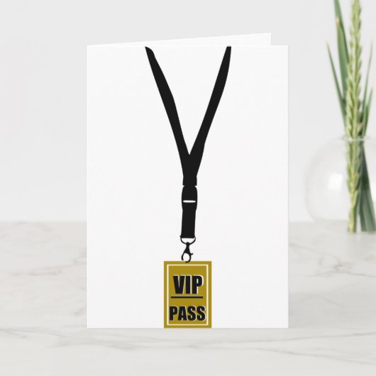 VIP KAART (Voorkant)