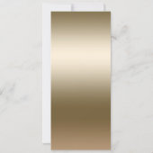 VIP-kaartje voor Gold & White elegant Kaart (Achterkant)