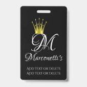 VIP Lanyard BADGE (Arrière)