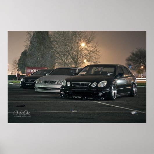 VIP Lexus GS x 3 Poster (Voorkant)