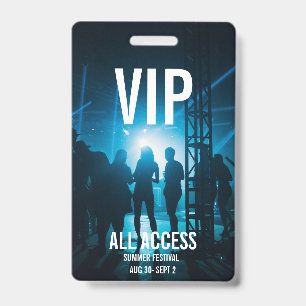 VIP-paspas voor vrouwen voor exclusieve concerten Badge