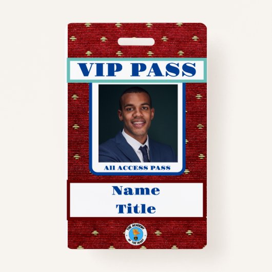 VIP PASS Badge (Voorkant)