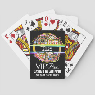 VIP PASS - Casino - Poker Night - Spelkaarten Pokerkaarten