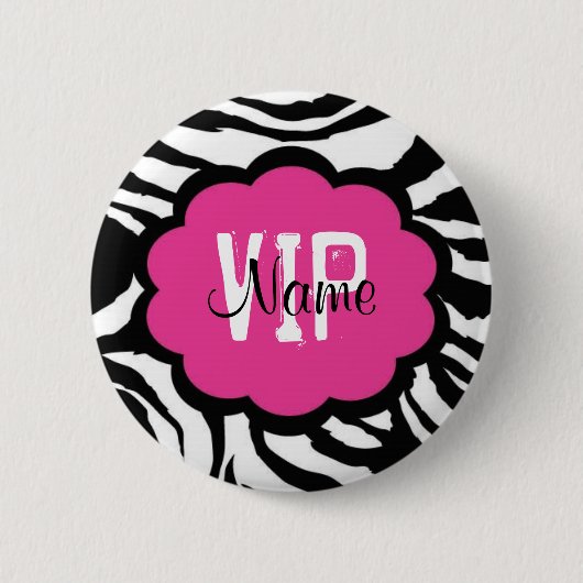 VIP Persoonlijke Birthday Button (Voorkant)