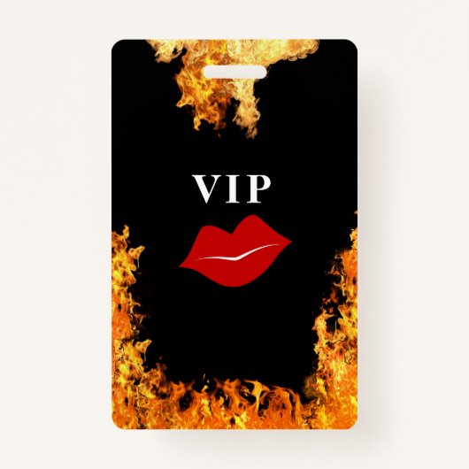 VIP plastic badge (Voorkant)