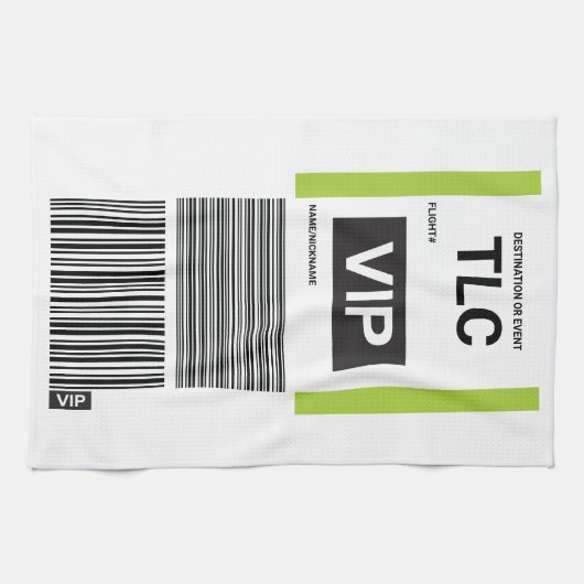 VIP REIS THEE HANDDOEK (Horizontaal)