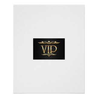 Vip semiglanzend poster te koop. perfect poster