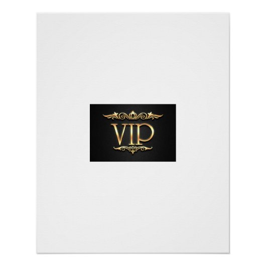 Vip semiglanzend poster te koop. perfect poster (Voorkant)