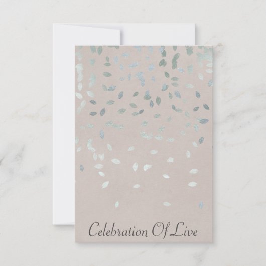 Vip Silver Pastel, levend Kaart (Voorkant)