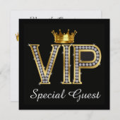 VIP speciale gast 2 - Uitnodiging (Voorkant / Achterkant)