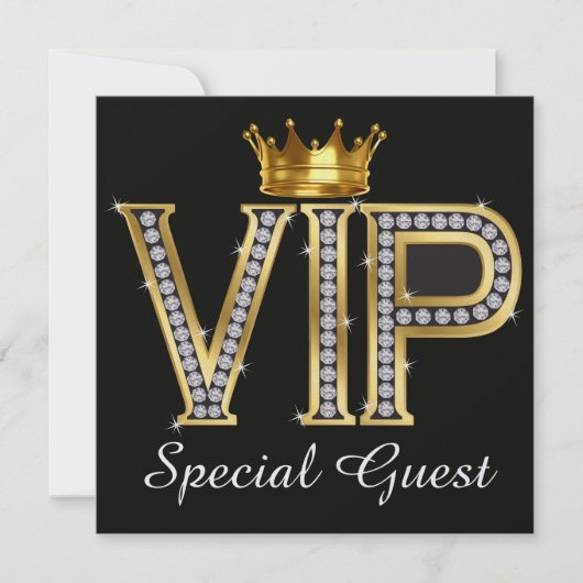 VIP Speciale gast - SRF Kaart (Voorkant)