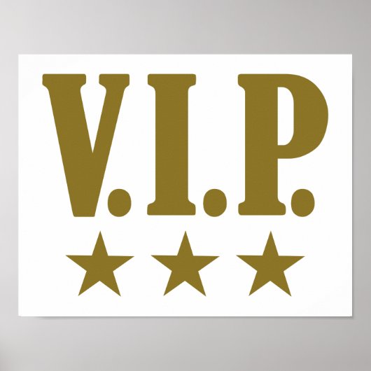 VIP-sterren Poster (Voorkant)