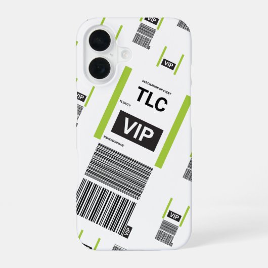 VIP TRAVEL IPHONE 16 SLIM-FIT HOESJE (Achterkant)
