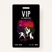VIP van Breakers Al Toegang pas Badge (Achterkant)