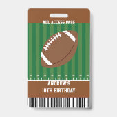 VIP van de Partij van de football de Pas Badge (Achterkant)