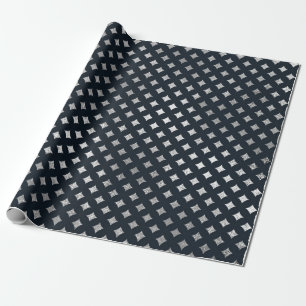 Vip van Diamont van juwelen Geometrisch Zwart Cadeaupapier