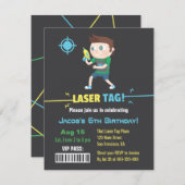 VIP van het Label van de laserpas de Uitnodigingen (Voorkant / Achterkant)