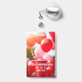 VIP verjaardagsfeestbadge Badge (Achterkant met uittrekbare clip)