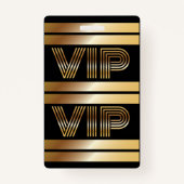 VIP VIDEO GAMER JEU TOUT ACCÈS Gold Pass Badge (Dos)