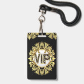 VIP - Voir Badge arrière (Avant avec lanière)