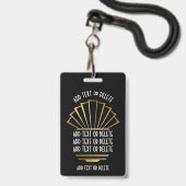VIP - Voir Badge arrière (Arrière avec lanière)