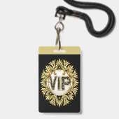 VIP - Voir Badge arrière (Avant avec lanière)
