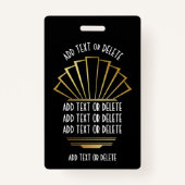 VIP - Voir Badge arrière (Dos)