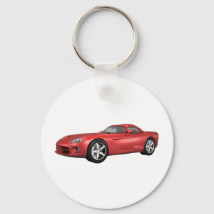 Viper harde bovenspierwagen: rode afwerking sleutelhanger