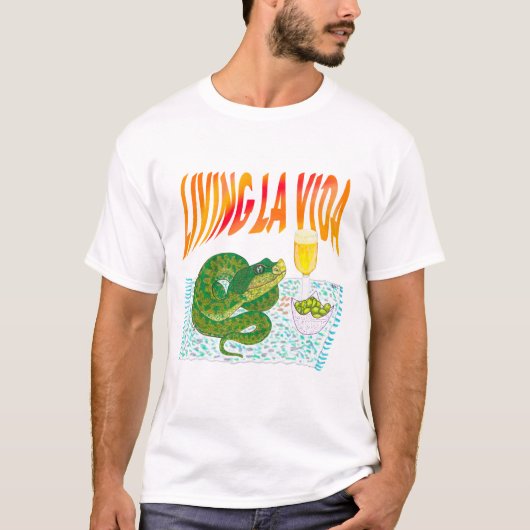 VIPER ON VACATION T-SHIRT (Voorkant)